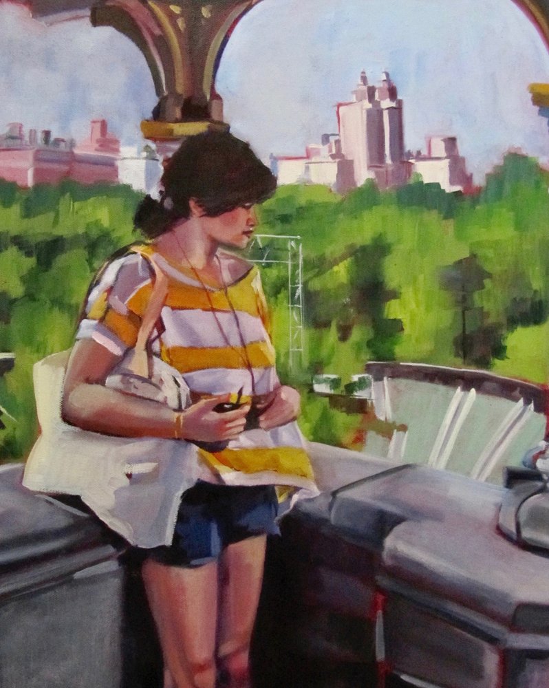 Parque urbano «La mujer reflexiva» de Maxine Shore