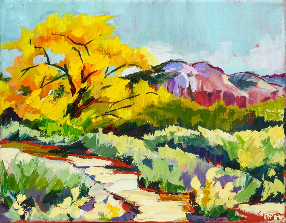 Un colorido sendero otoñal de Maxine Shore