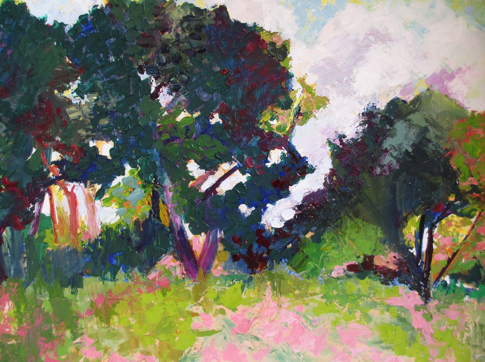 Un paisaje veraniego lleno de vida de Maxine Shore