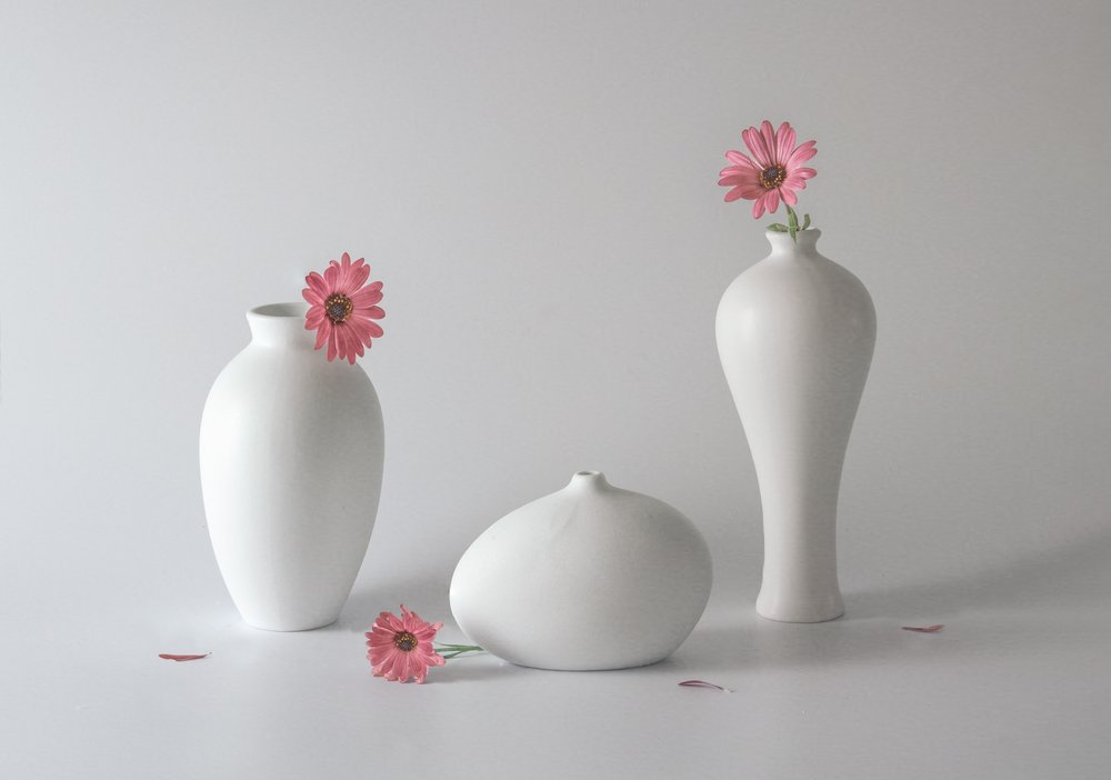 Jarrones florales serenos de May G