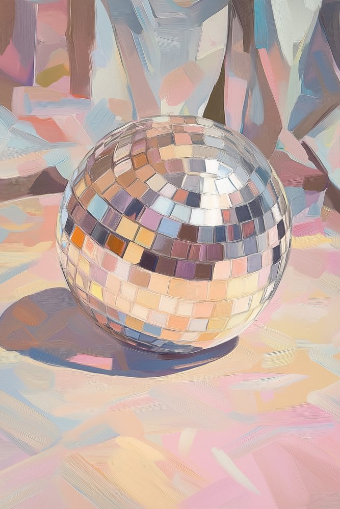 Pastel Disco Ball de Melloi Art Prints