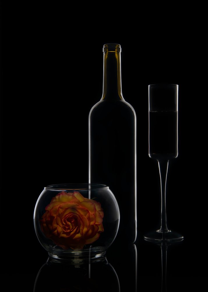 Vino y rosas, una combinación elegante de Ming Chen