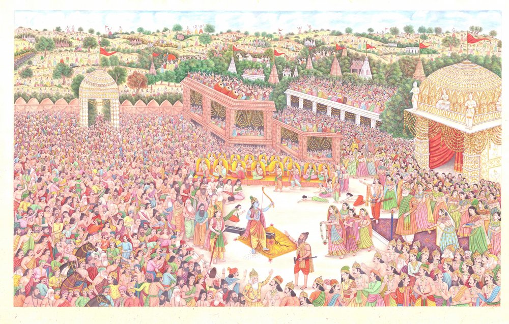 Ceremonia épica india de Mirza Baig