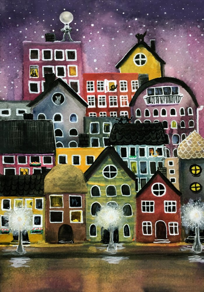 Una noche fantástica en la ciudad de Monica Lindblom