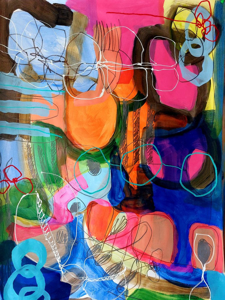 Formas abstractas llenas de vida de Monika Riethmueller