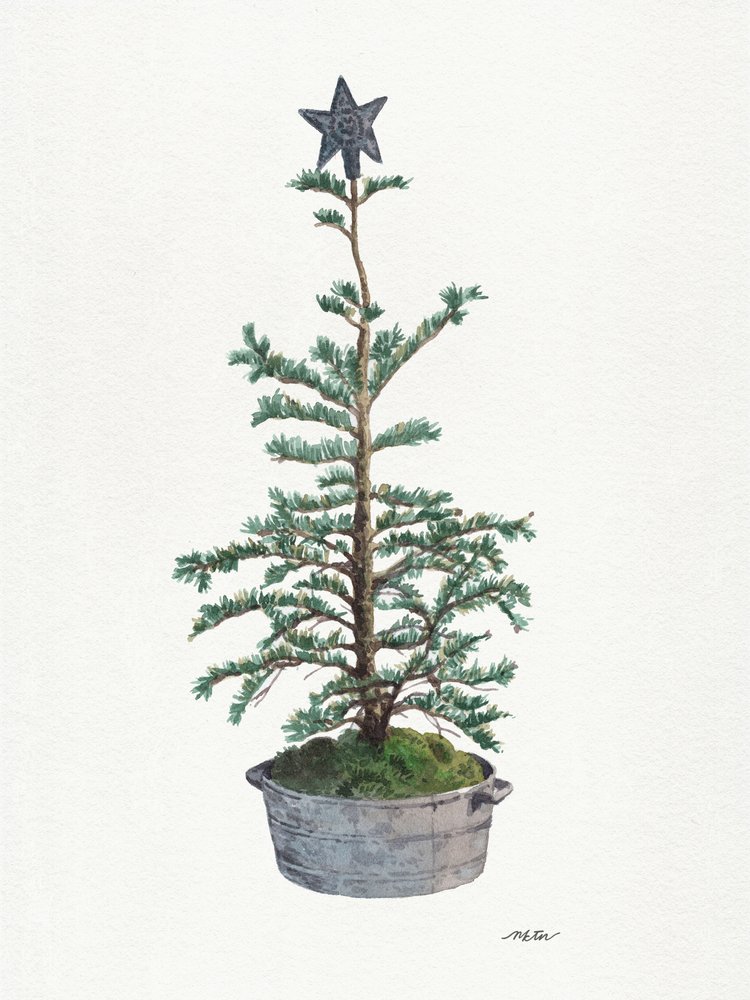 Árbol de Navidad rústico de NKTN