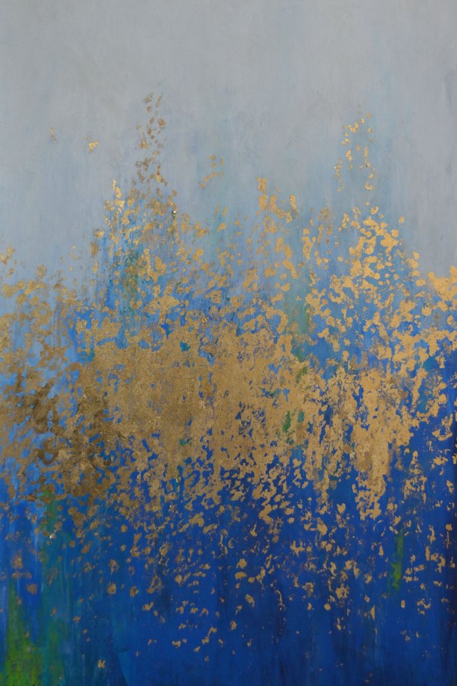 Olas azules resplandecientes de Natalie Avondet