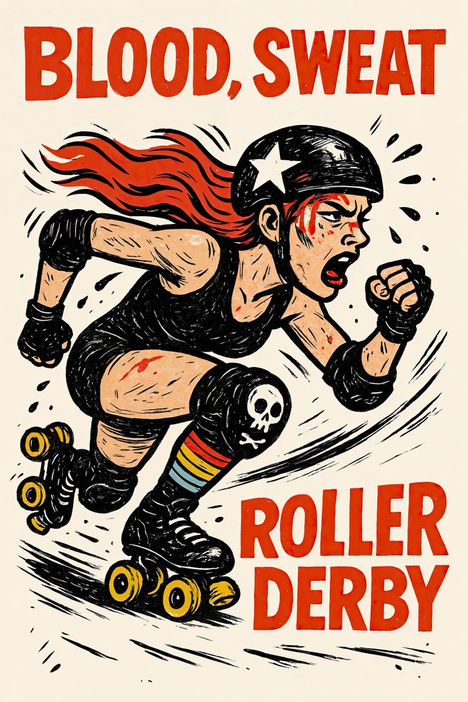 Derby sobre ruedas: sangre, sudor y lágrimas de Natalie Bruns