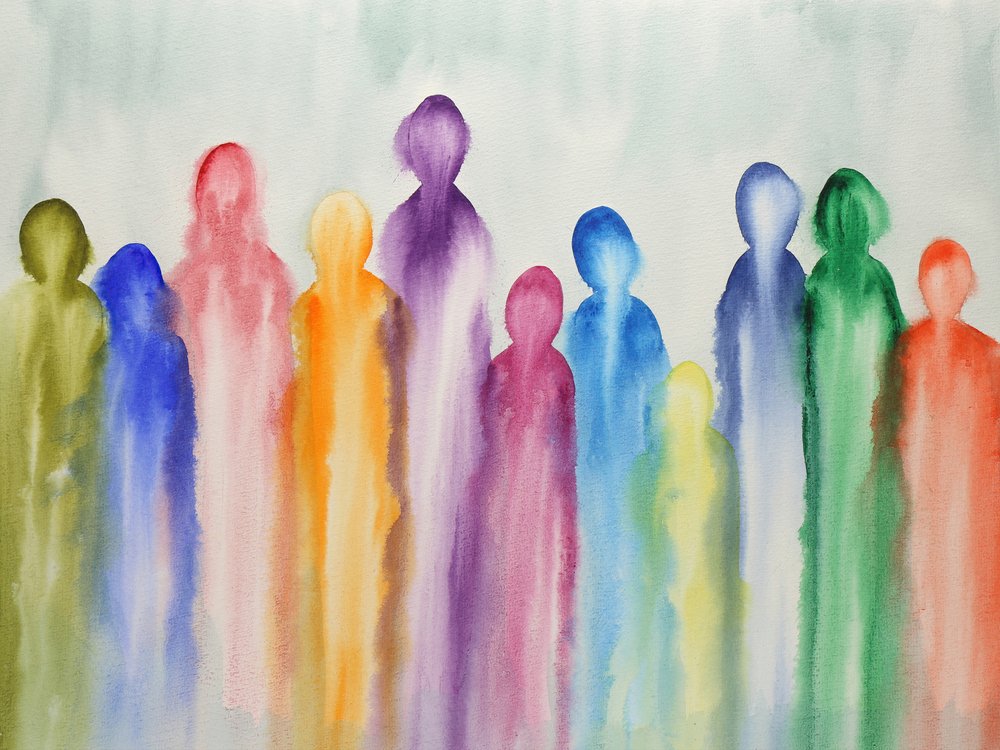 Figuras abstractas de colores de Natalie Bruns