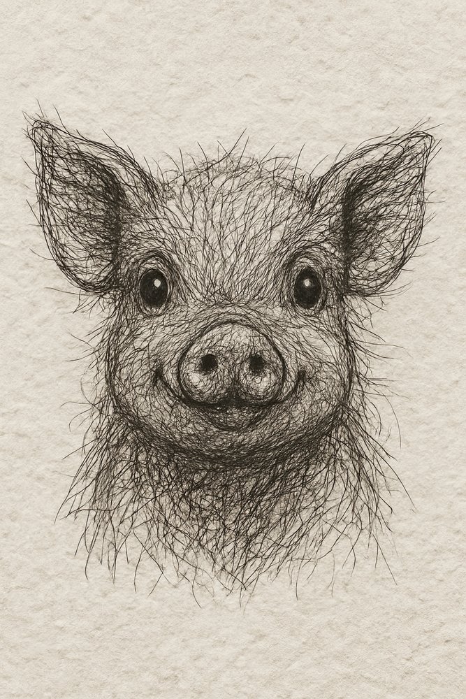 El cerdito feliz de Natalie Bruns