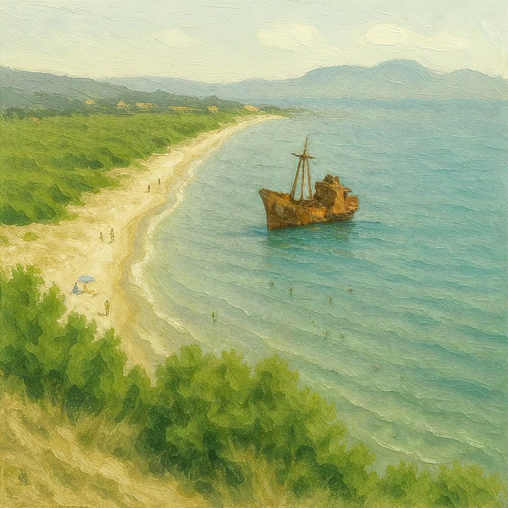La idílica playa del naufragio de Natalie Bruns