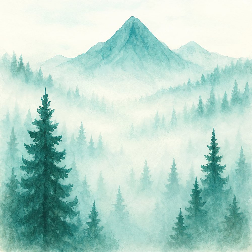 Las Montañas del Bosque Brumoso de Natalie Bruns
