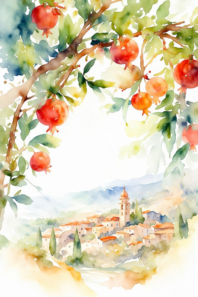 Granadas sobre un pueblo de la Toscana de Natalie Bruns