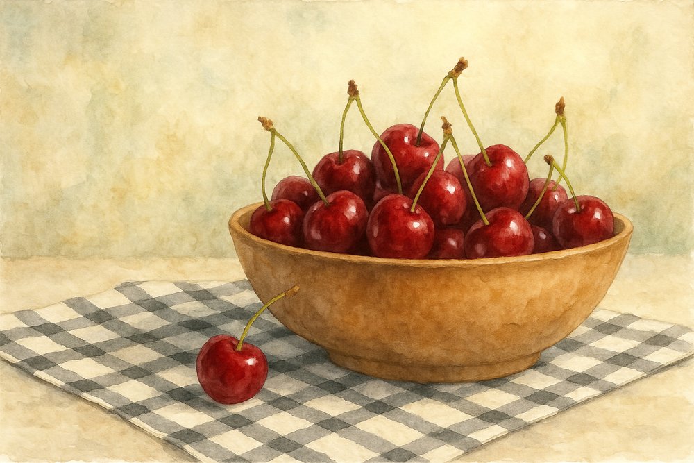Cerezas dulces de verano de Natalie Bruns