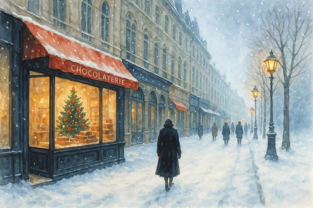 Chocolatería Winter City de Natalie Bruns