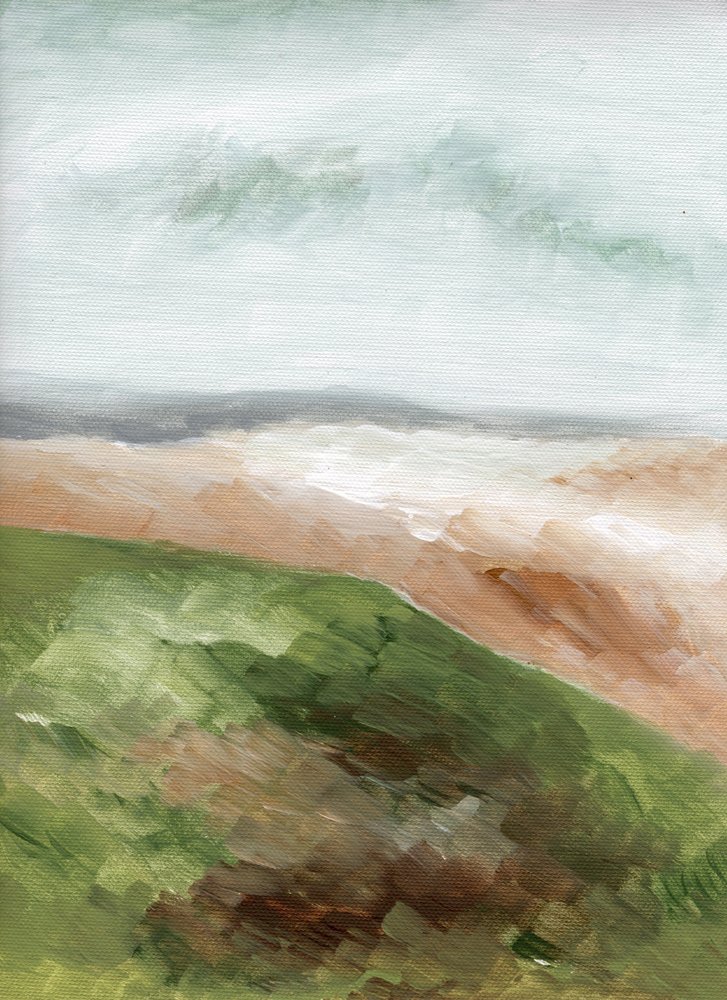 Paisaje costero abstracto de Nikita Jariwala