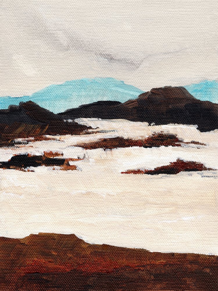 Paisaje nevado abstracto de Nikita Jariwala