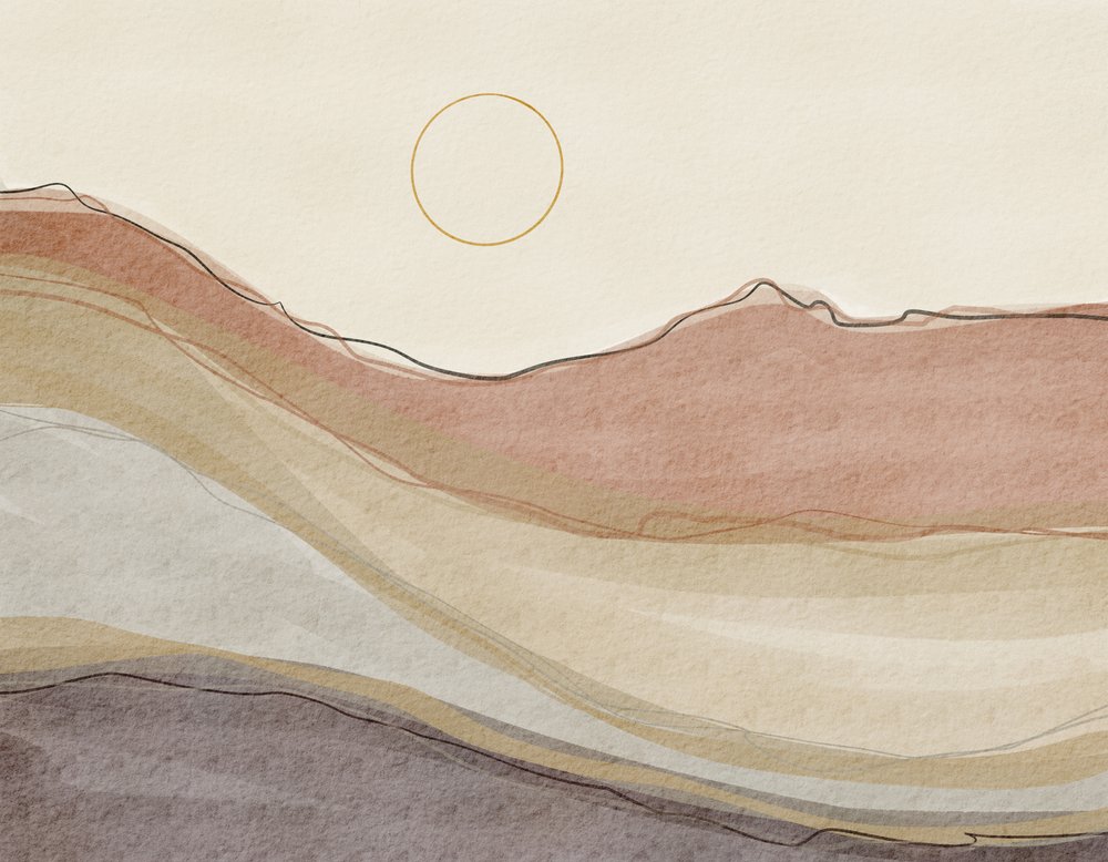 Paisaje desértico de estilo boho de Nikita Jariwala