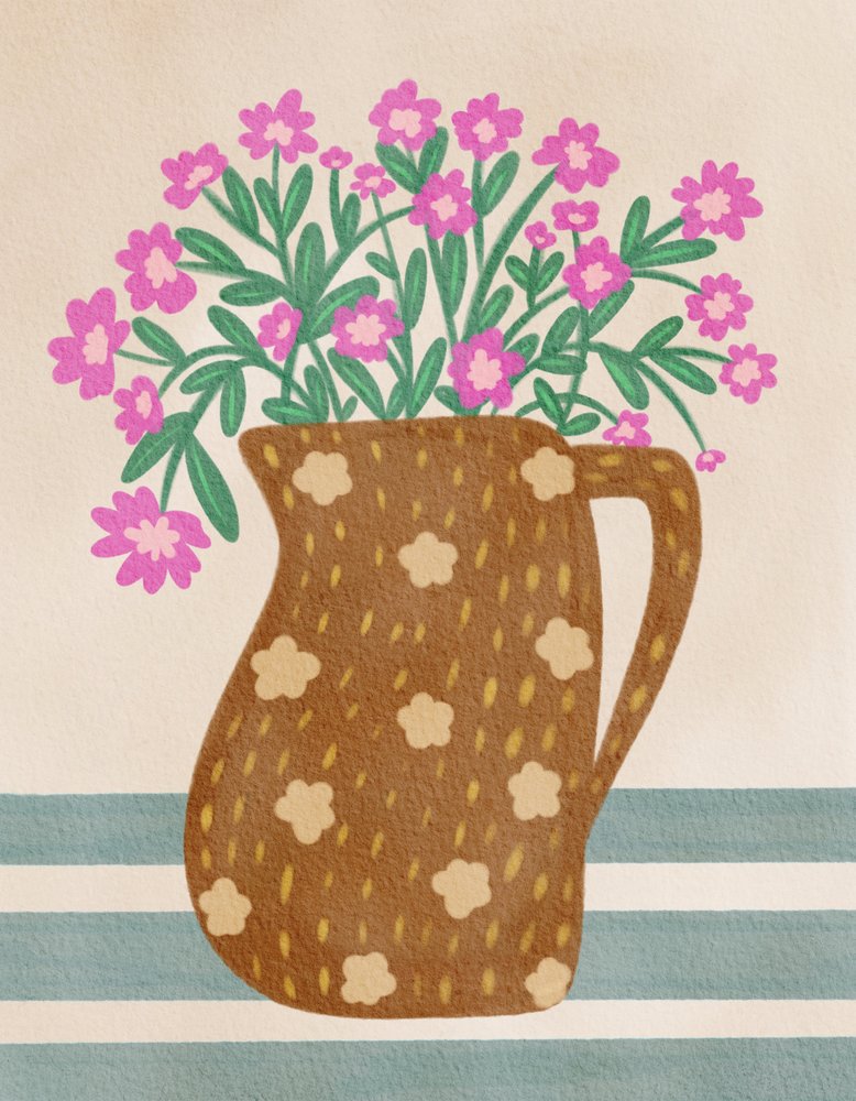 Jarra floral con encanto de Nikita Jariwala