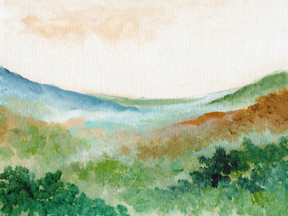 La serenidad de la montaña brumosa de Nikita Jariwala