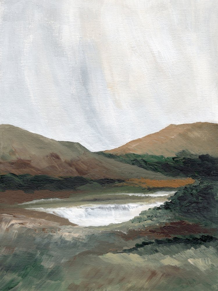 Lago sereno de montaña de Nikita Jariwala