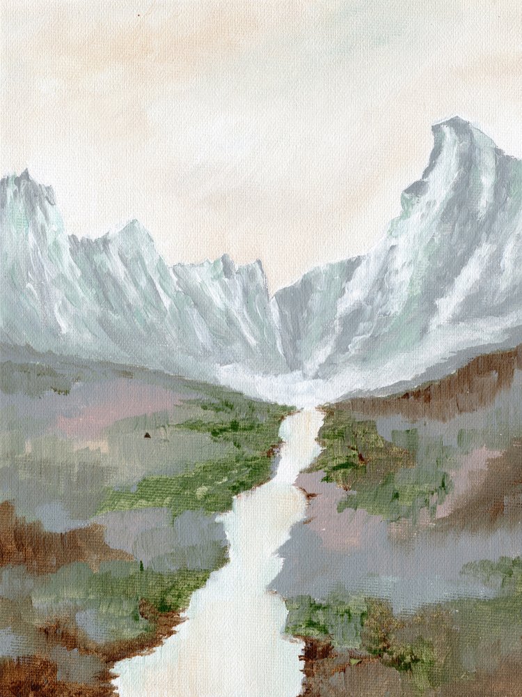El tranquilo valle de la montaña de Nikita Jariwala