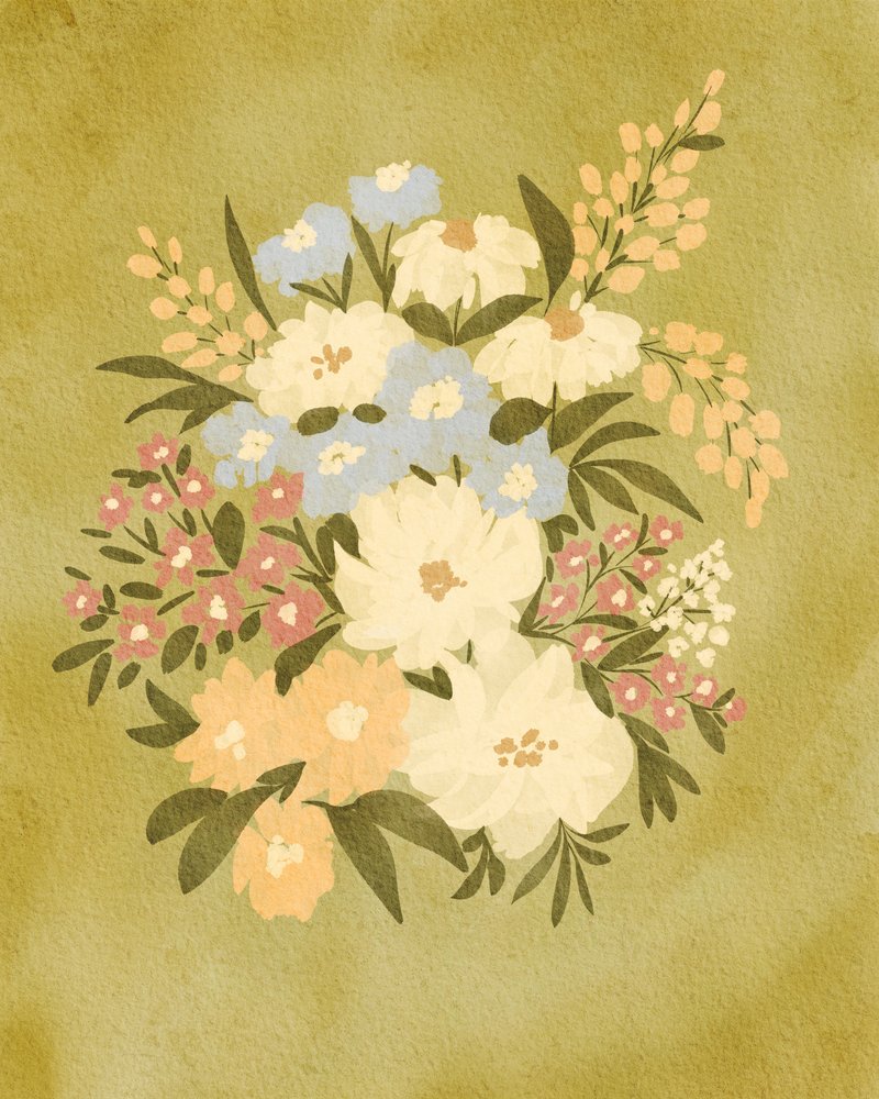 Ramo floral delicado de Nikita Jariwala
