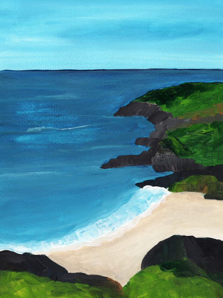 Caleta de playa tropical de Nikita Jariwala