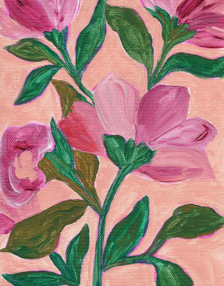 Flores de un rosa intenso de Nikita Jariwala