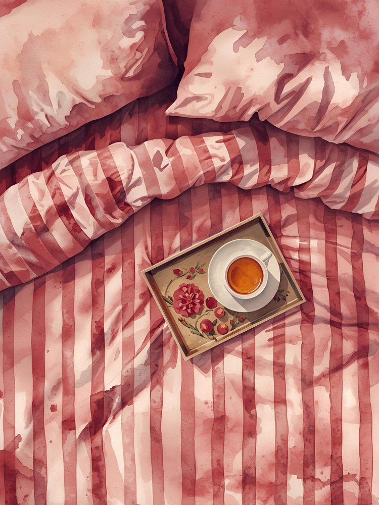 Una acogedora cama para tomar el té por la mañana de Ohkimiko