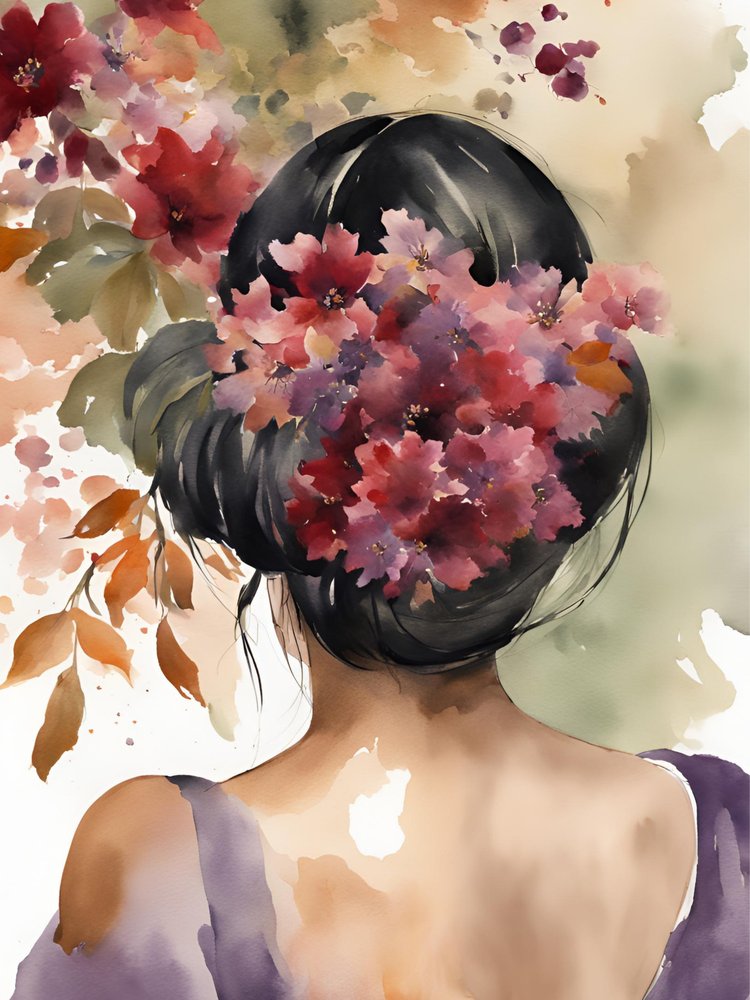 Serenidad floral para el cabello de Ohkimiko