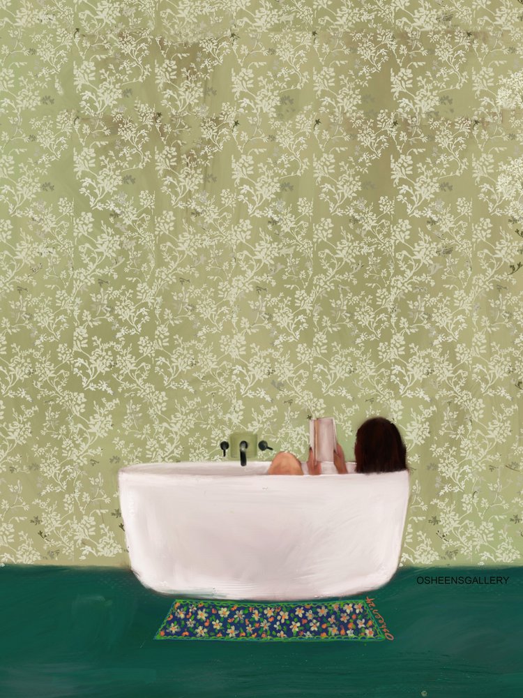 Un baño tranquilo de Osheensgallery