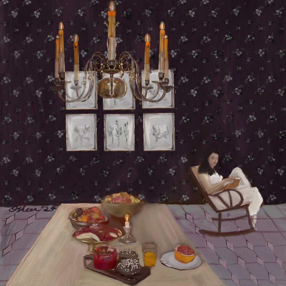 Desayuno y un libro de Osheensgallery