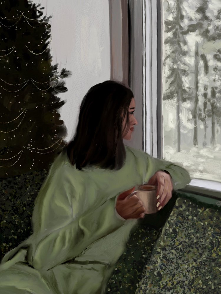 Acogedora mañana de invierno de Osheensgallery