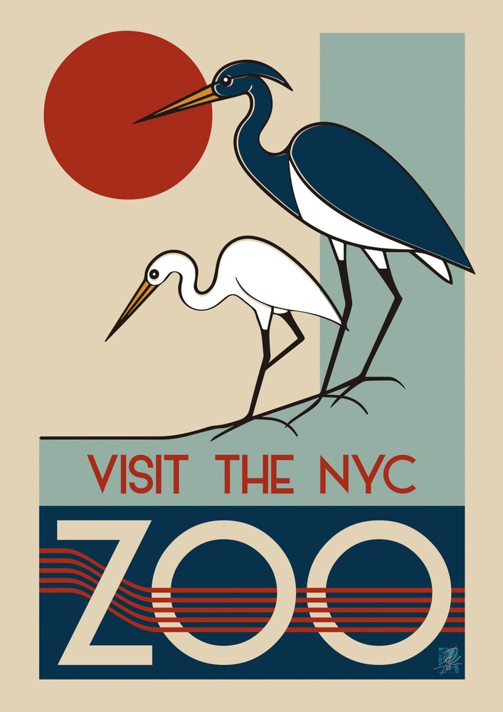 Zoológico Art Déco de Nueva York de Osvaldo Russo