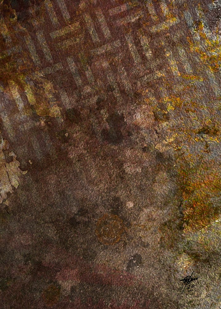 Textura terrosa desgastada de Osvaldo Russo
