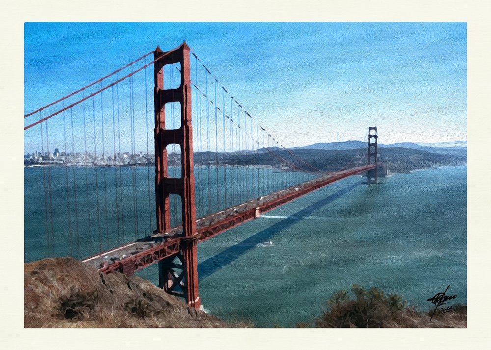 Vistas a la bahía del Golden Gate de Osvaldo Russo