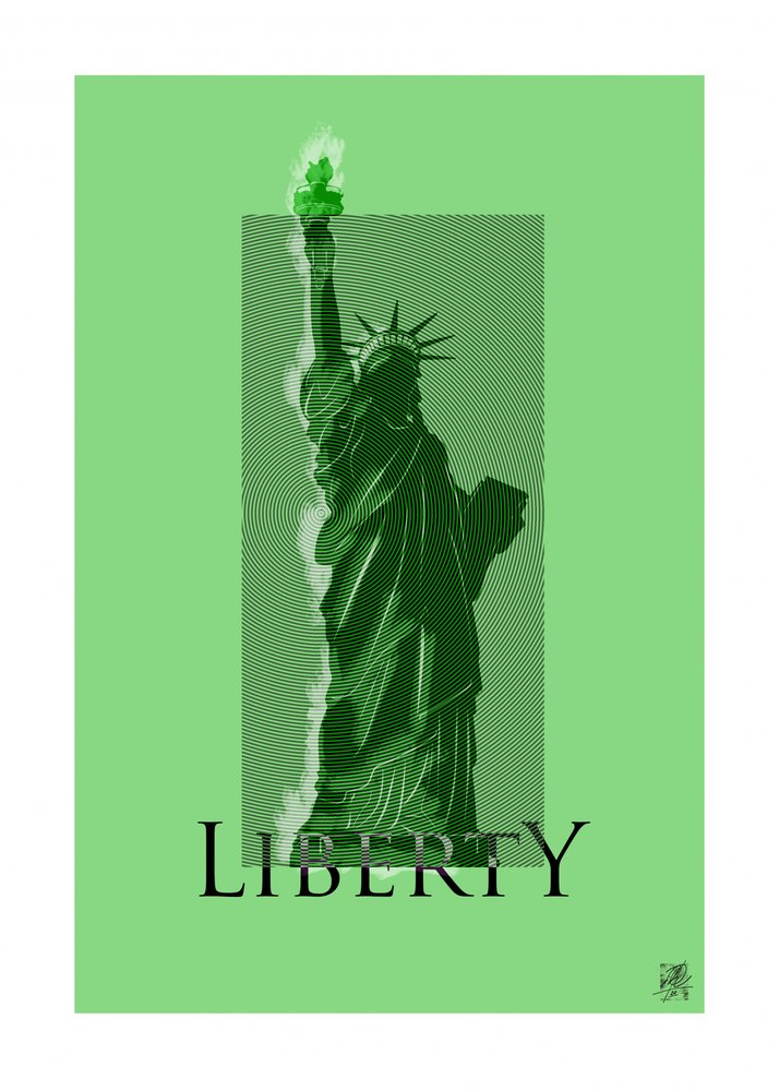 El resplandor verde de Liberty de Osvaldo Russo