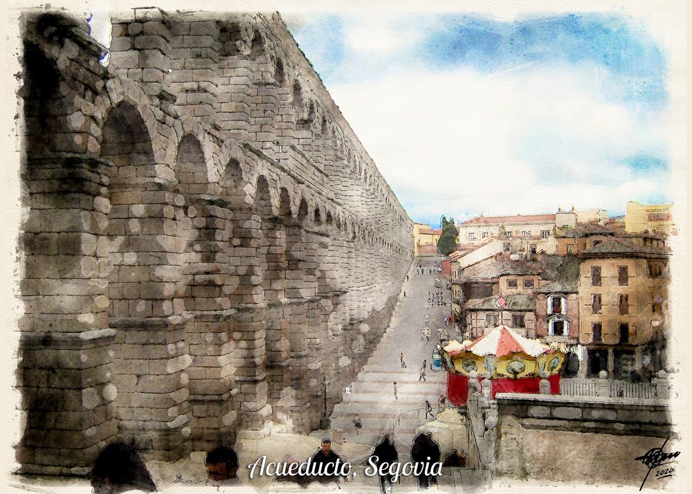 Acueducto romano de Segovia de Osvaldo Russo