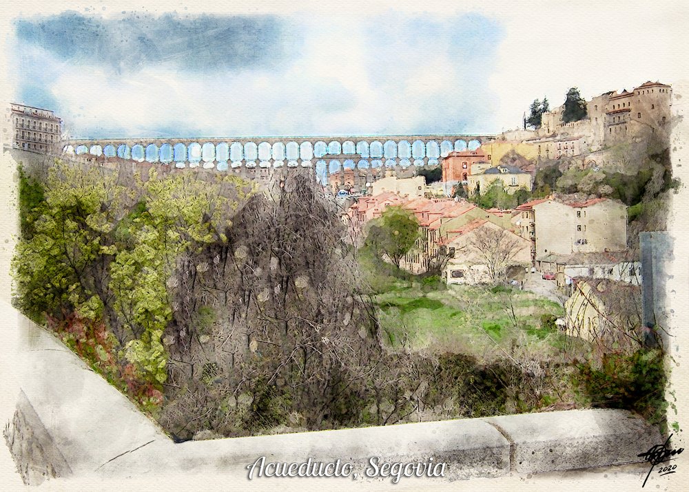 Acueducto romano de Segovia de Osvaldo Russo