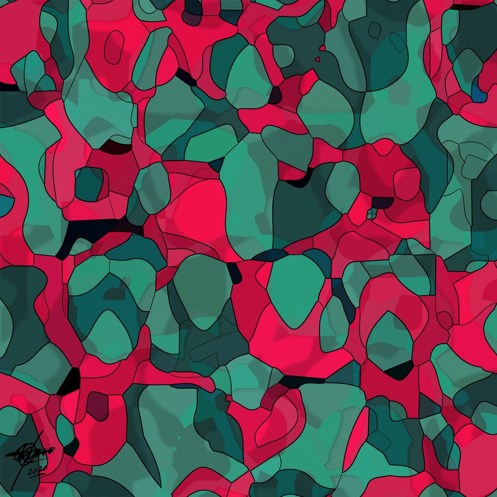 Organismos abstractos y vibrantes de Osvaldo Russo