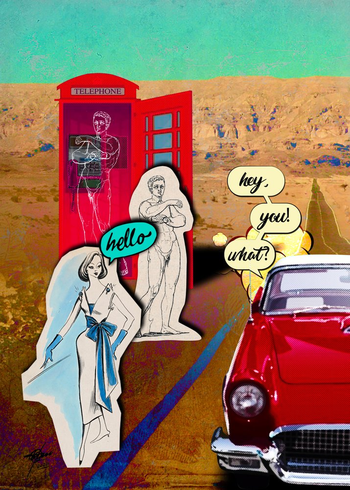 Diálogo vintage en el desierto de Osvaldo Russo