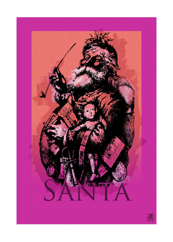 Papá Noel vintage de Osvaldo Russo