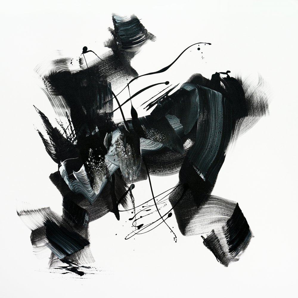 Trazos abstractos dinámicos de Paresh Nrshinga FRSA