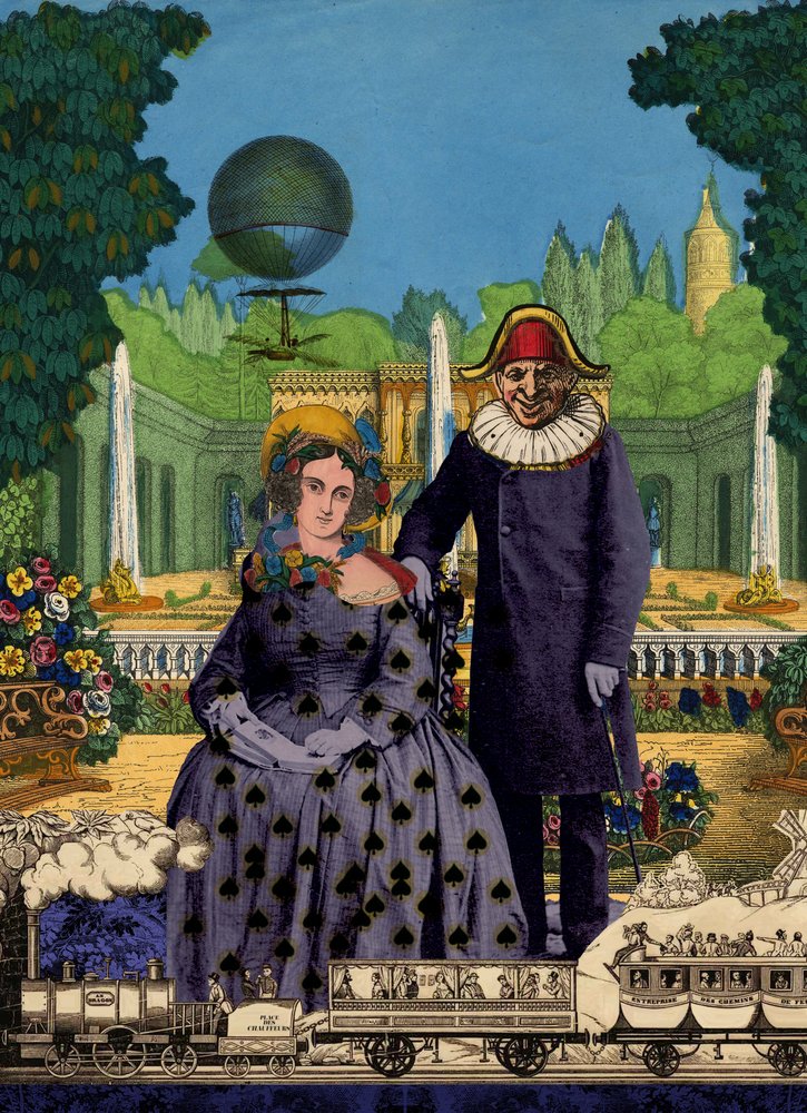 Una pareja de jardín llena de fantasía de Pascal Bouchet-Spiegel