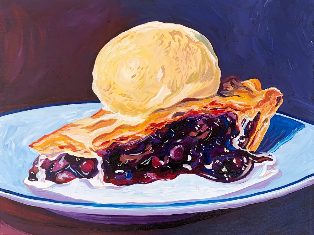 Tarta de frutos rojos y helado de Pauline Wegman | Key and Sea Creative