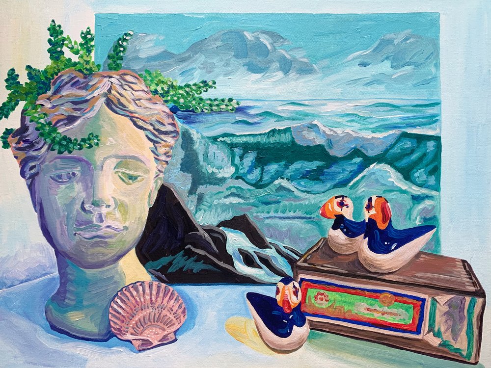 Naturaleza muerta oceánica ecléctica de Pauline Wegman | Key and Sea Creative