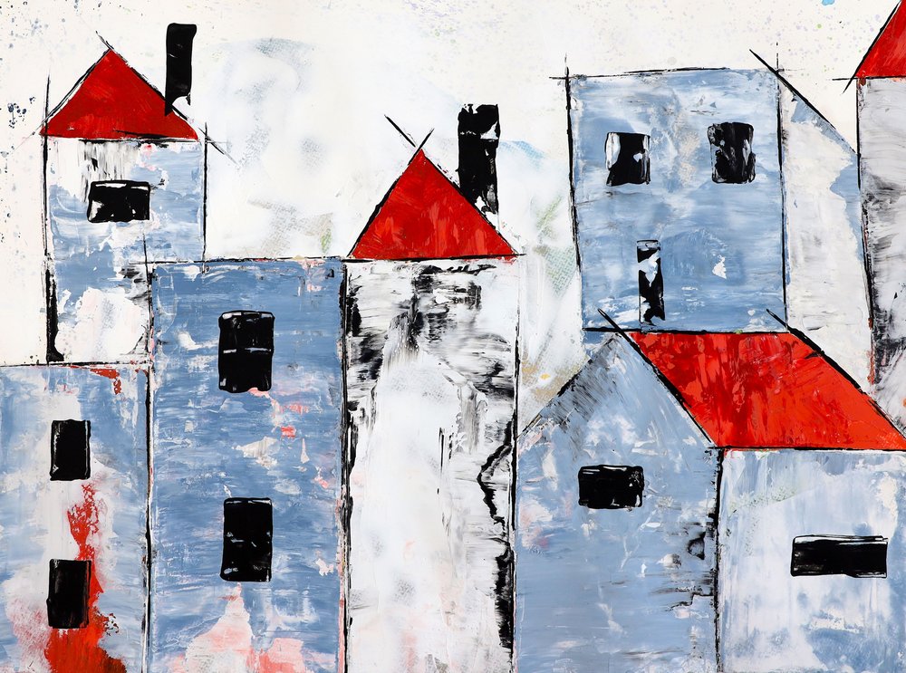 La moderna ciudad de Red Roof de Poonam Choudhary