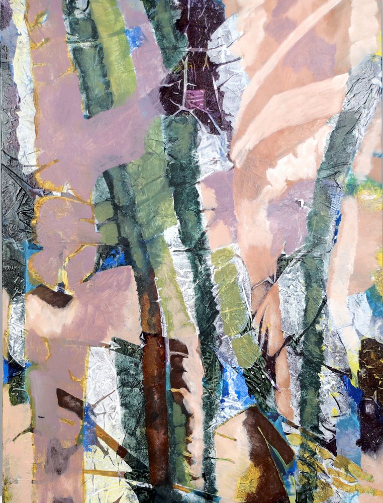 Abstracto boscoso con textura de Poonam Choudhary
