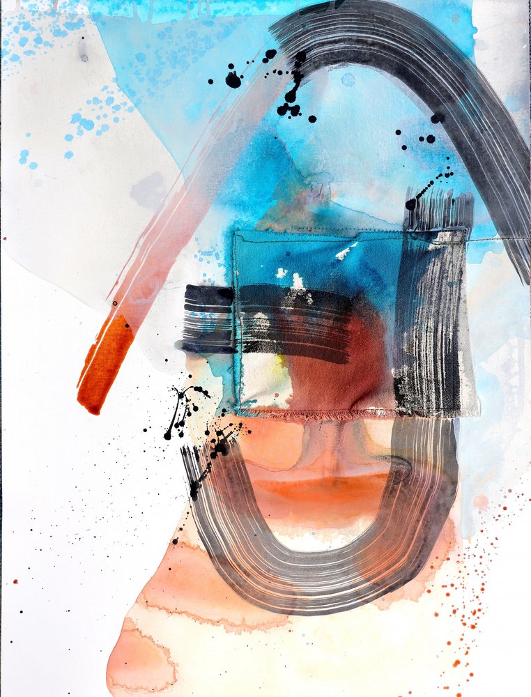 Flujo abstracto vibrante de Poonam Choudhary